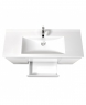 Тумба Мойдодир Сорренто 120-А з умивальником SU-120 біла підвісна