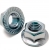 Гайка з фланцем Metalvis М8 шестигранна DIN 6923 оцинкована