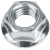 Гайка із фланцем Metalvis М4 шестигранна DIN 6923 оцинкована Гайка із фланцем Metalvis М4 шестигранна DIN 6923 оцинкована