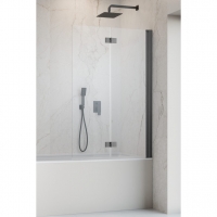 Шторка на ванну Radaway Nes Brushed GunMetal PND I 1000Rx1500 прозоре 