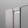 Шторка на ванну Radaway Nes Brushed Nickel PND I 1300Rx1500 прозоре