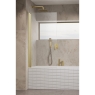 Шторка на ванну Radaway Nes Brushed Gold PNJ I 1100Lx1500 прозоре