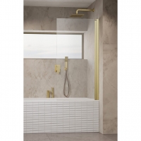 Шторка на ванну Radaway Nes Brushed Gold PNJ I 1000Rx1500 прозоре