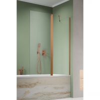 Шторка на ванну Radaway Nes Brushed Copper PND II 1000Rx1500 прозоре