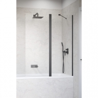 Шторка на ванну Radaway Nes Brushed GunMetal PND II 1400Rx1500 прозоре
