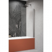 Шторка на ванну Radaway Nes Brushed Nickel PNJ I 1000Rx1500 прозоре