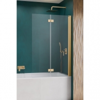 Шторка на ванну Radaway Nes Gold PND I 1100Rх1500 прозоре