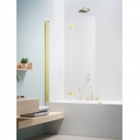Шторка на ванну Radaway Nes Brushed Light Gold PND II 1200Lx1500 прозоре