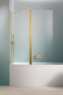 Шторка на ванну Radaway Nes Gold PND II 1400Lх1500 прозоре