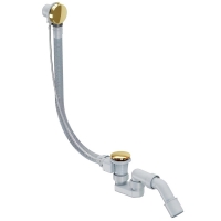 Сифон для ванни автоматичний Radaway Simple 2.0 57 см золото