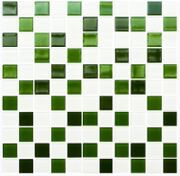 Мозаїка Котто Кераміка GM 4030 C3 Green D-Green M-White 300x300x4 