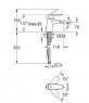 Смеситель для биде Grohe Eurodisc 33245001 с цепочкой
