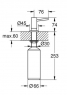 Дозатор жидкого мыла Grohe Cosmopolitan 40535DC0