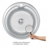 Мойка кухонная Lidz 510-D 0,8 мм Satin LIDZ510DSAT