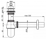 Сифон Alca Plast A437 для умывальника  