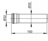 Удлинитель Ø32 Alca Plast A4000