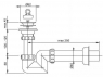 Сифон Alca Plast A412 для умывальника