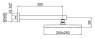 Верхний душ Webert AC0392.015 с держателем