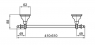Полотенцедержатель Webert Armony AM500601