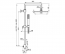 Душова колонна Emmevi Quadra C02595 CR