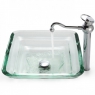 Умывальник стеклянный Kraus GVS-930-19mm
