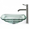 Умывальник стеклянный Kraus GVS-930-19mm