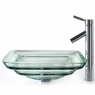 Умывальник стеклянный Kraus GVS-930-19mm