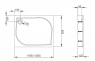 Поддон душевой Radaway Paros D1000 MBD8010