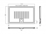 Поддон душевой Hatria LIF.ST YXE8 120х80 см