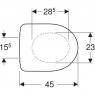 Сидіння з кришкою Geberit Selnova 500.335.01.1 SoftClose