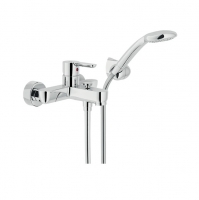 Змішувач для ванни Nobili ABC AB87110CR з лійкою для душу і тримачем