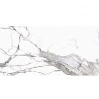 Плитка підлогова Cerrad Calacatta White SATYNA 59,7x119,7x0,8