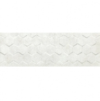 Плитка стінова Ceramika Color UNIVERSAL White Hexagon 250x750x9