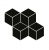 Мозаїка пресована універсальна Ceramika Paradyz Nero Romb Hexagon 20,4x23,8 код 1832 Мозаїка пресована універсальна Ceramika Paradyz Nero Romb Hexagon 20,4x23,8 код 1832