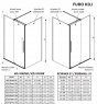 Бокова стінка до дверей Radaway Furo Gold S1 75 10113075-01-01