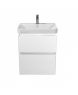Тумба в ванну Мойдодир Палермо 60-U з умивальником Vivace 60 білий