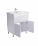 Тумба підлогова Мойдодир City White-70 з умивальником Cosmopolitan 70 білий