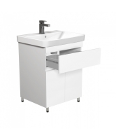 Тумба підлогова Мойдодир City White-60 з умивальником Vivace 60 білий