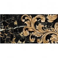 Декор Golden Tile 9АС311 Saint Laurent Чорний 30x60 код 2078