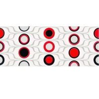 Декор Konskie Red Circles Inserto 200x500x9 