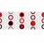 Декор Konskie Red Circles Inserto 200x500x9 Декор Konskie Red Circles Inserto 200x500x9