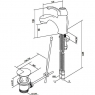 Змішувач для раковини Am.Pm Bourgeois F6682100