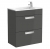 Шафка з умивальником Roca Debba 60 A855905153 Anthracite 