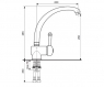 Змішувач для мийки Emmevi Laguna CR4057