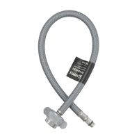 Шланг гумовий (нерж) Raftec Мx10 0.6 м FHSN060 короткий