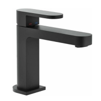 Змішувач для умивальника Nobili UP94118/3BM чорний матовий