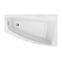 Ванна асиметрична права Cersanit Lorena 140x85 см