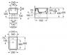 Біде підвісний Roca Inspira square A357535000 