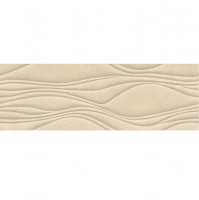 Плитка стінова Ceramika Paradyz Serene Beige RECT STR 25x75 код 7037 