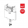 Бачок для унитаза Alca Plast A1112B Basicmodul Slim
